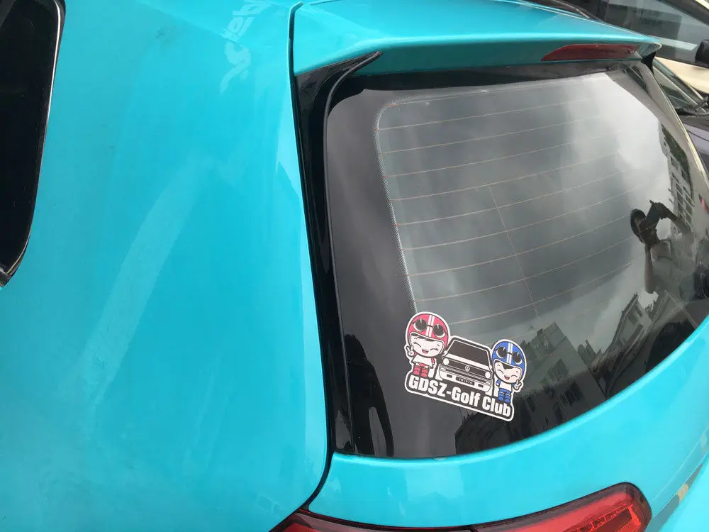 ABS глянцевый черный спойлер с боковым крылом для VW GOLF 7 VII MK7 TSI TDI 14 18|Спойлеры и