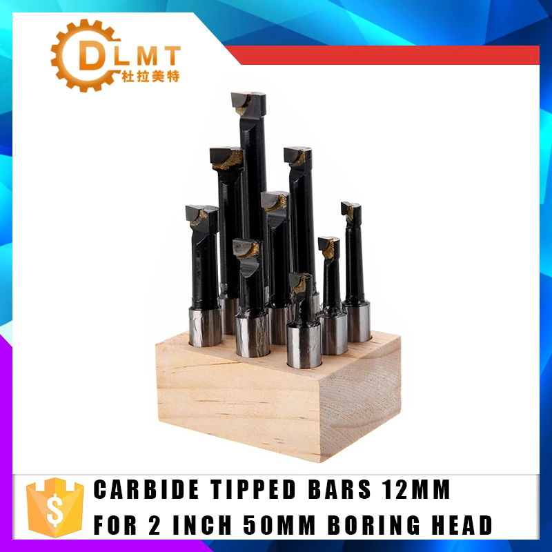 9 шт. прочный хвостовик из твердого сплава набор расточных стержней карбидные