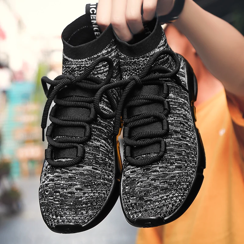 UPUPER 2019 Breathable Mesh Men Casual Shoes Brand Male Flats Lightweight Walking Sneakers Fashion Lace Up Footwear | Обувь