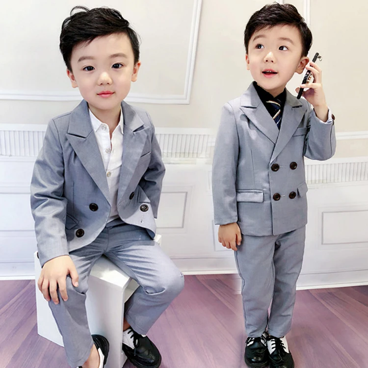 Комплект одежды для мальчиков из 2 предметов блейзер и брюки на свадьбу день