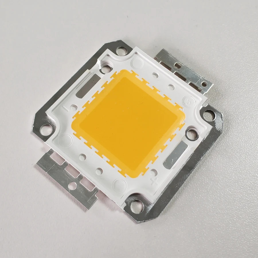100W Светодиодный чип COB лампа Chips белое свечение теплое Интегрированный