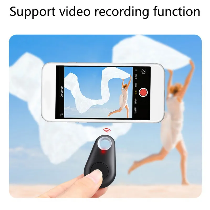 Convenient Free hands Superior Bluetooth Self Timer Shutter Button For Mobile Phone Selfie Stick Trigger Wireless Remote Control
