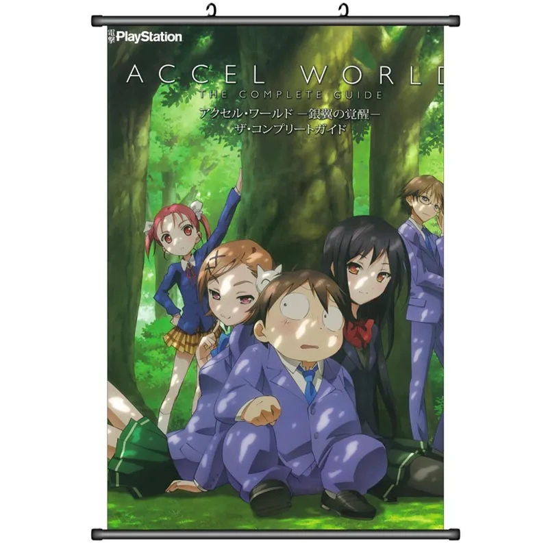 Аниме Декоративные Фотографии персонажей Accel World Mayuzumi Takumu & Arita Haruyuki Kurasaki Fuuko