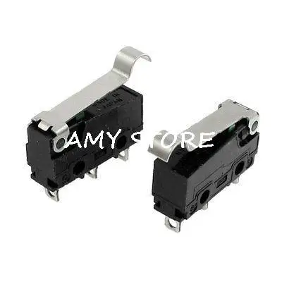 Черный 0.1A 30V DC привод 2 мм Диаметр отверстия микро переключатель | Обустройство