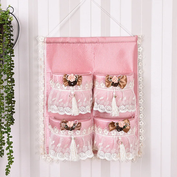 Новая кружевная подвесная сумка для хранения утолщенная настенная дверь в