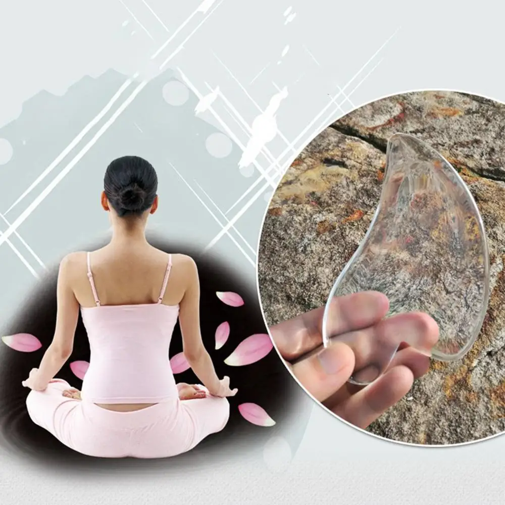 Face Massage Crystal Scraping Board Face Arms Legs Detoxification 3d Health Tool Massage Care Scraping Plate