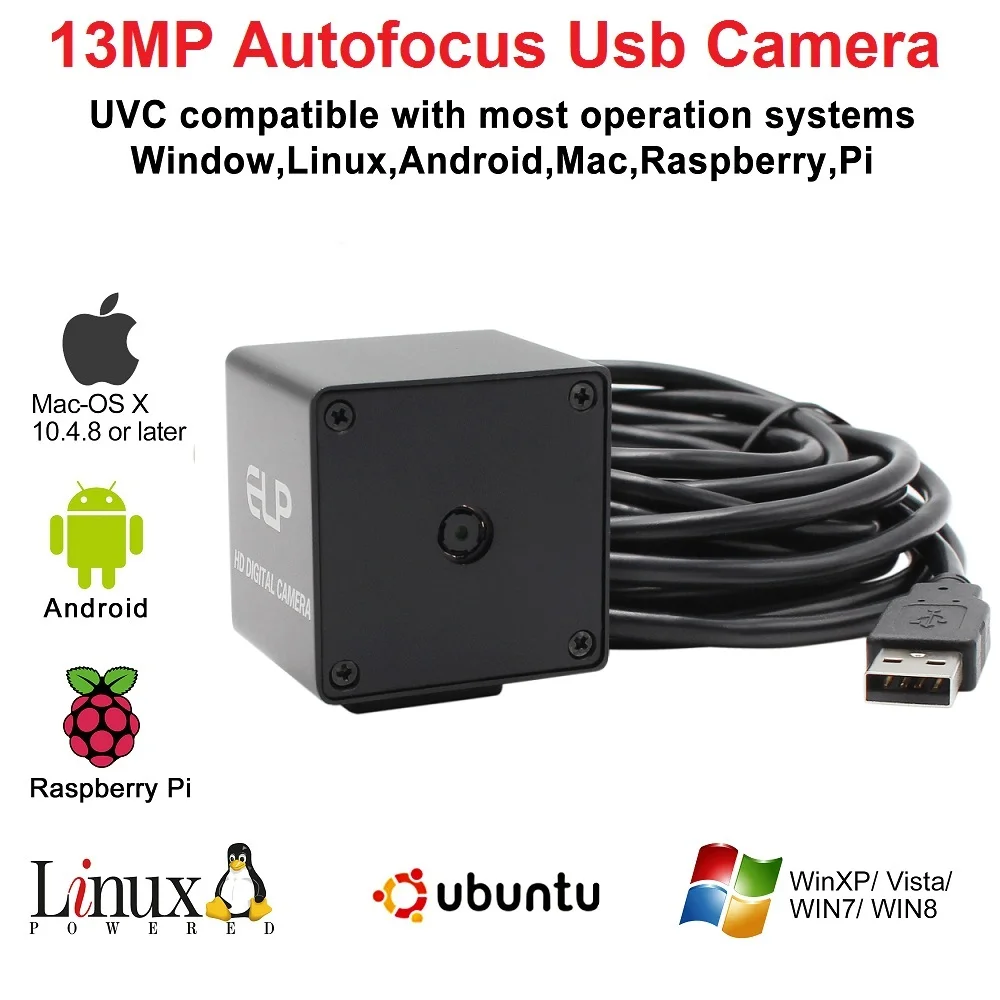 13 мегапикселей Автофокус USB камера с высоким разрешением USB2.0 SONY IMX214 Цвет CMOS мини веб-камера для документов паспорт сканер
