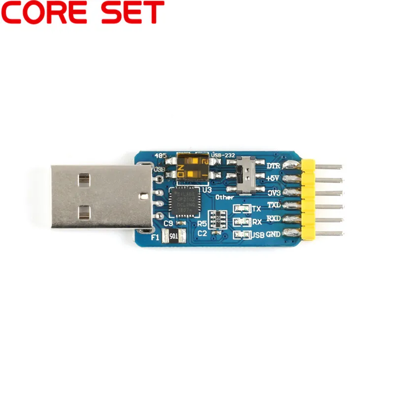 Многофункциональный модуль последовательного преобразования 6 в 1 USB CP2102 TTL RS232 RS485