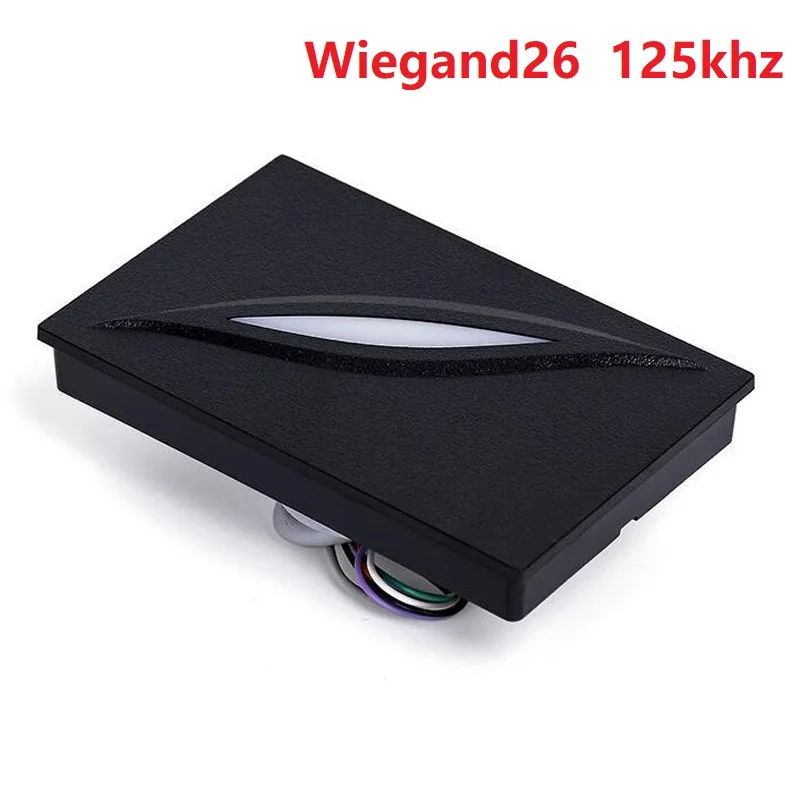 

rfid Wiegand26 Reader/125KHz ID/EM Card ,Reader-waterproof proximity WG card reader KR100 for access controller slave reader