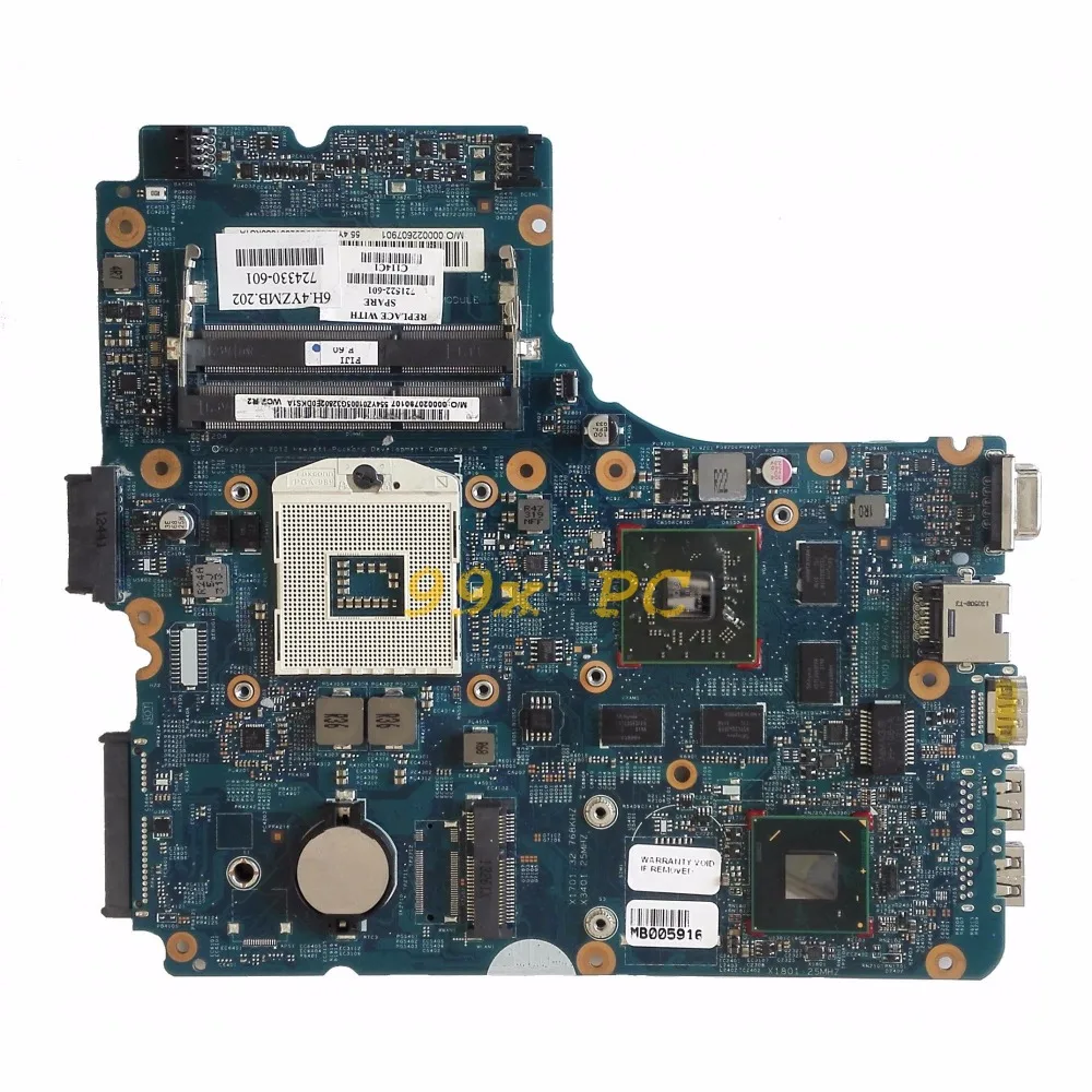 Материнская плата для ноутбука hp ProBook 440 450 470 материнская 721522 601 12238 1 HM76 W/HD8750M 2 Гб GPU
