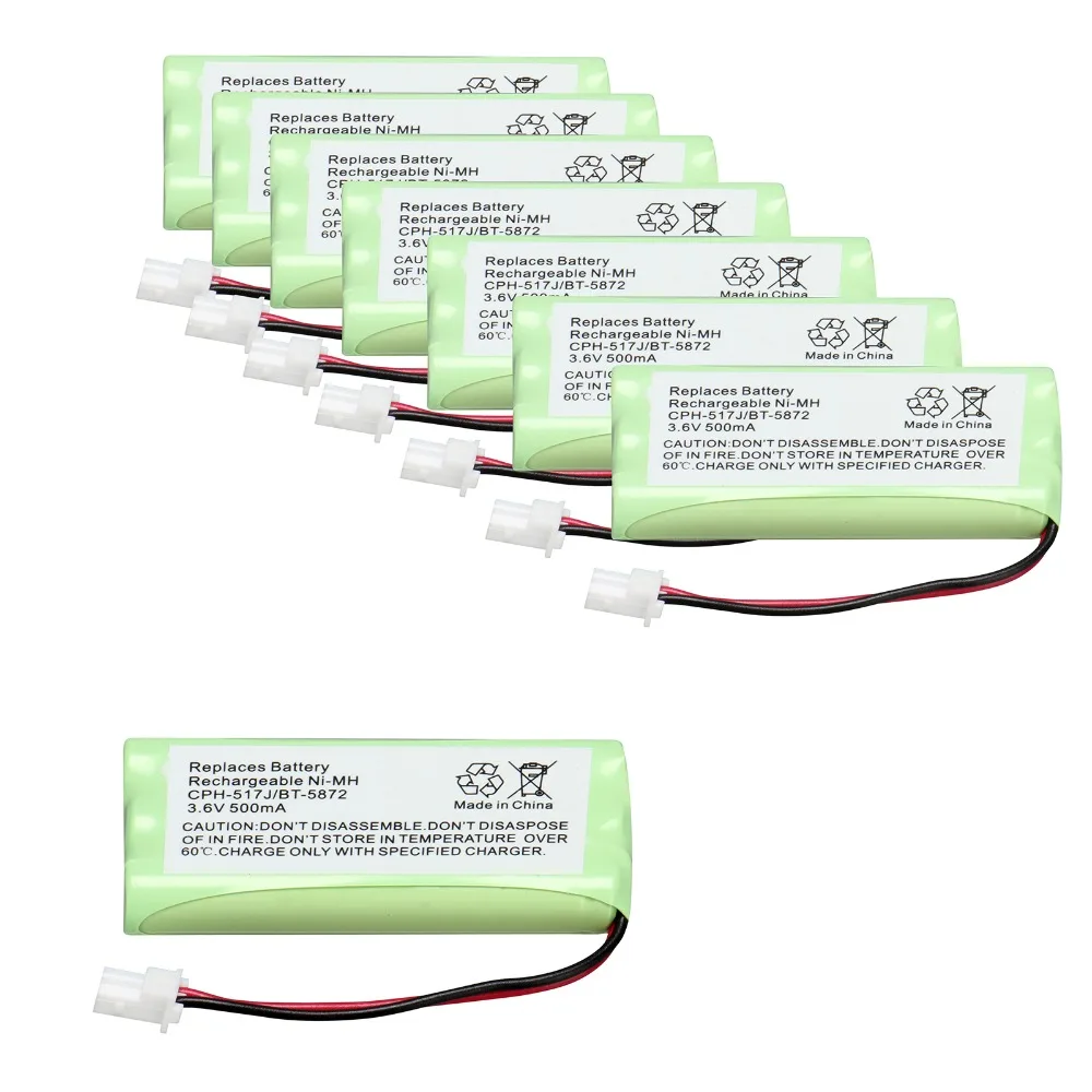 Новое поступление 11 упаковок батарея для портативной рации 3 6 В 500 мАч домашнего