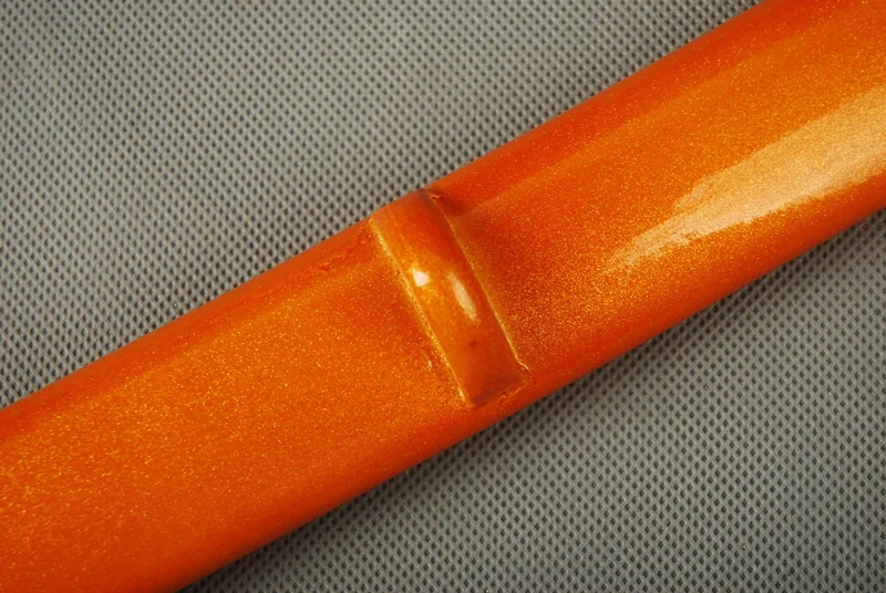 Изящные и изысканные блестящие ножны из оранжевого дерева Сая|orange glitter|orange woodscabbard