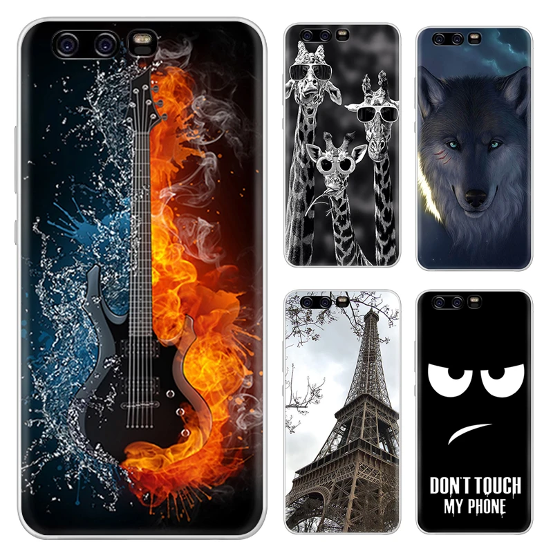 TPU Soft Cases for Huawei P10 P 10 Silicone Case Back Cover Plus P10Plus Phone Shell Cartoon Fundas |