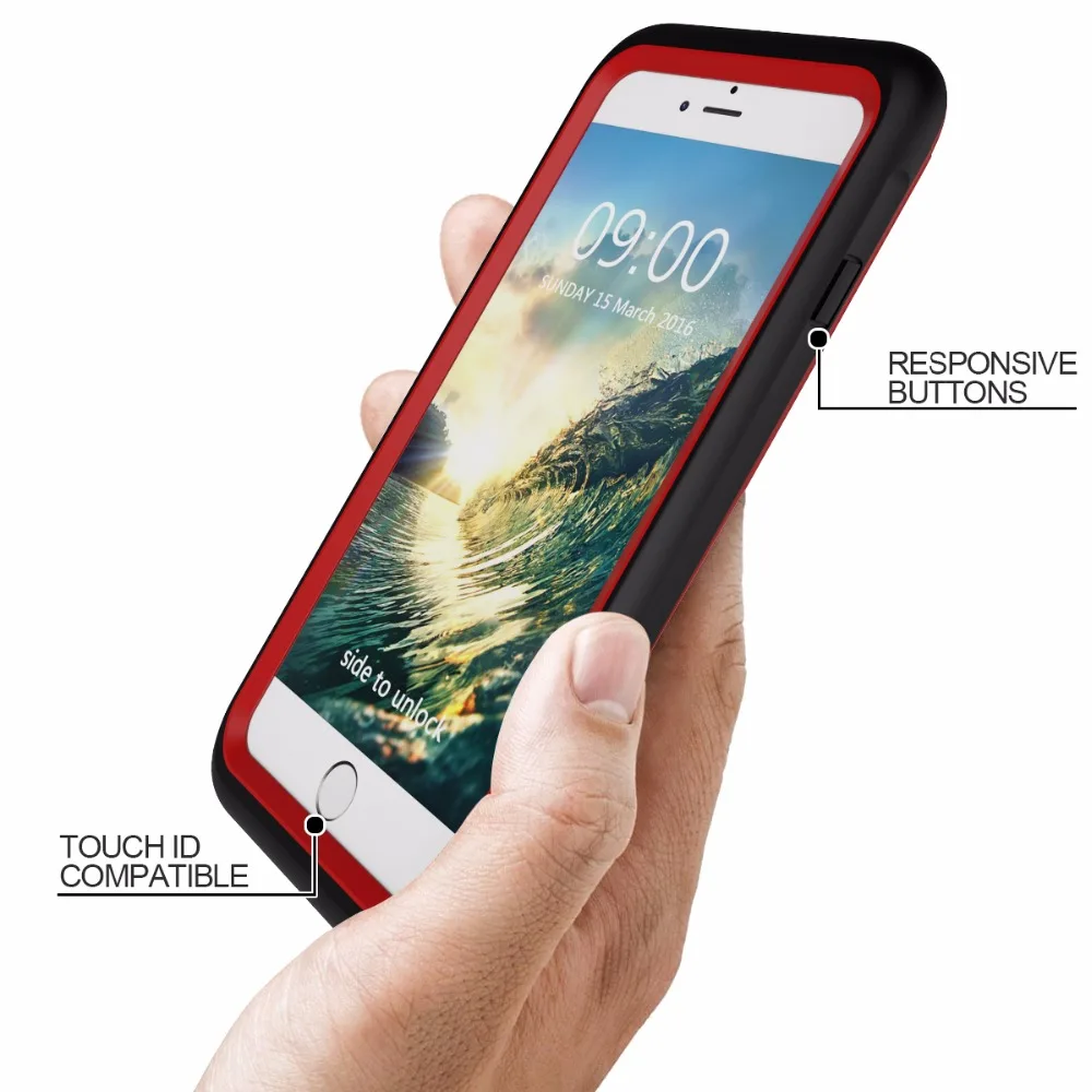 Водонепроницаемый чехол для iPhone 6 6s сенсорный экран прочный водостойкий мешок