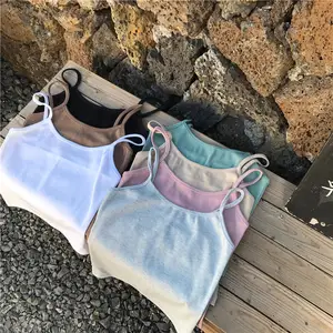 Женские майки без рукавов, облегающие, эластичные, 7 цветов, DX7003