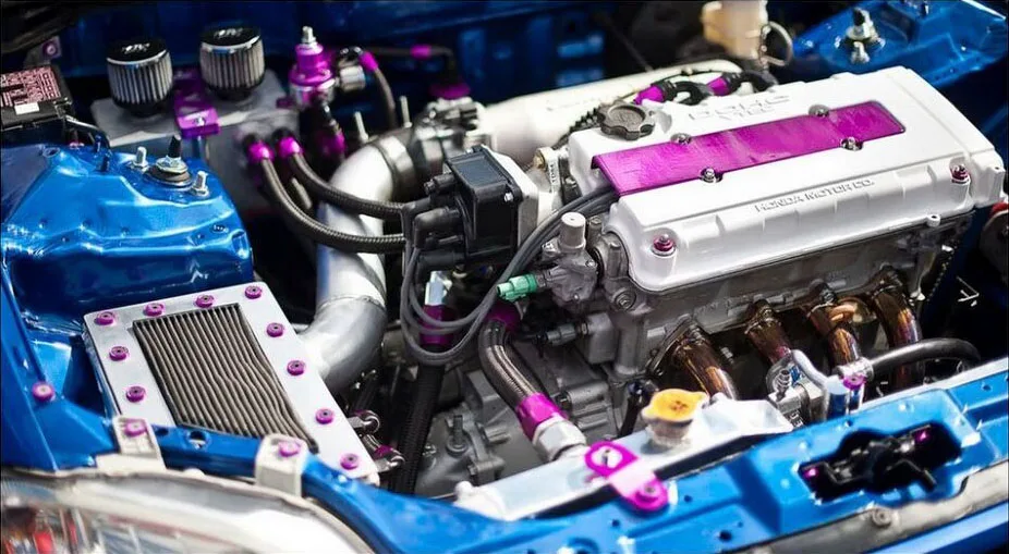 M6 Алюминиевый автомобильный крыло шайбы и болт 1 компл. = 8 шт для Honda Civic M6 N-EA037x8