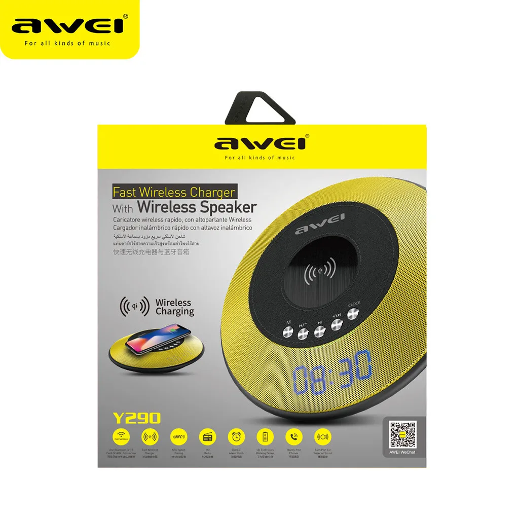 AWEI портативный Bluetooth динамик водостойкий спортивный FM стерео беспроводной водостойкость стерео аудио музыкальный плеер SoundCore