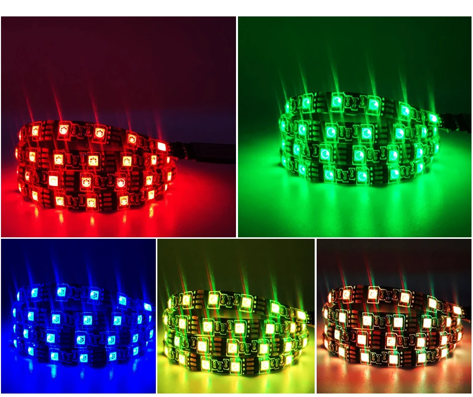 USB Светодиодная лента DC5V 5050 RGB мини 3Key 17Key RF ИК пульт дистанционного управления гибкий светильник IP65 50 см 1 м 2 м 3 м ТВ фоновый светильник ing лента