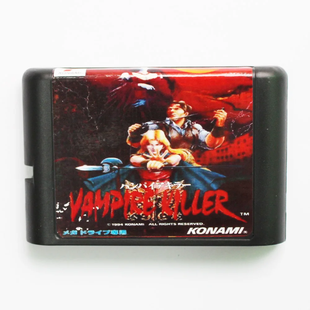 Вампира убийца PAL-J/NTSC-J игровой картридж 16 бит MD карточная игра для Sega игры Mega Drive