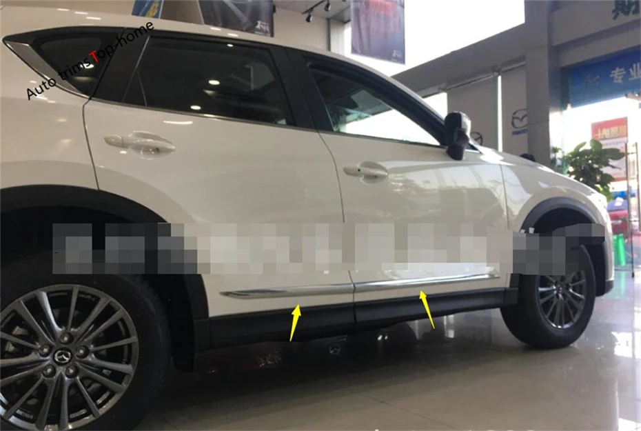 Yimaautotrims хромированная боковая дверь молдинговая полоса наклейки крышка отделка