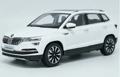 1:18 литая под давлением модель для Skoda KAROQ Sport line оранжевый внедорожник сплав игрушка автомобиль коллекция оригинальная коробка - Цвет: A