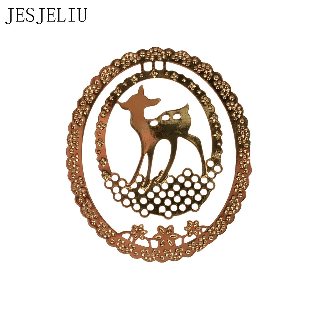 Кружевная креативная металлическая вкладка для книги 2 шт. Мини мультфильм