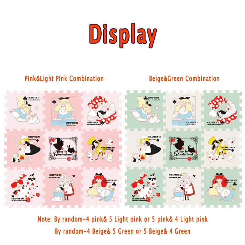 Мягкие пазлы ползать коврик пены влагостойкий нетоксичные для детей спальня