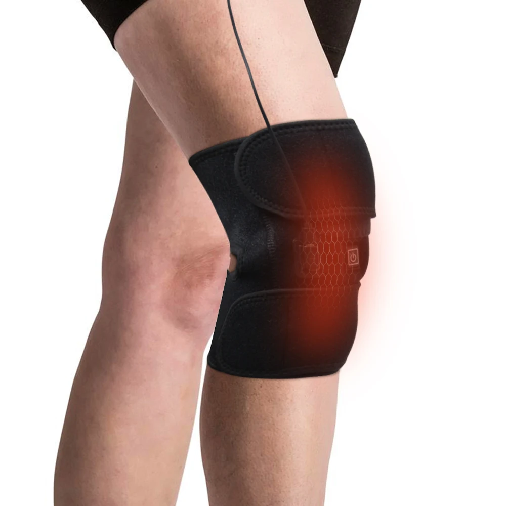 1 шт. зимний теплый 3 Тепловые настройки Массажер для колена наколенник