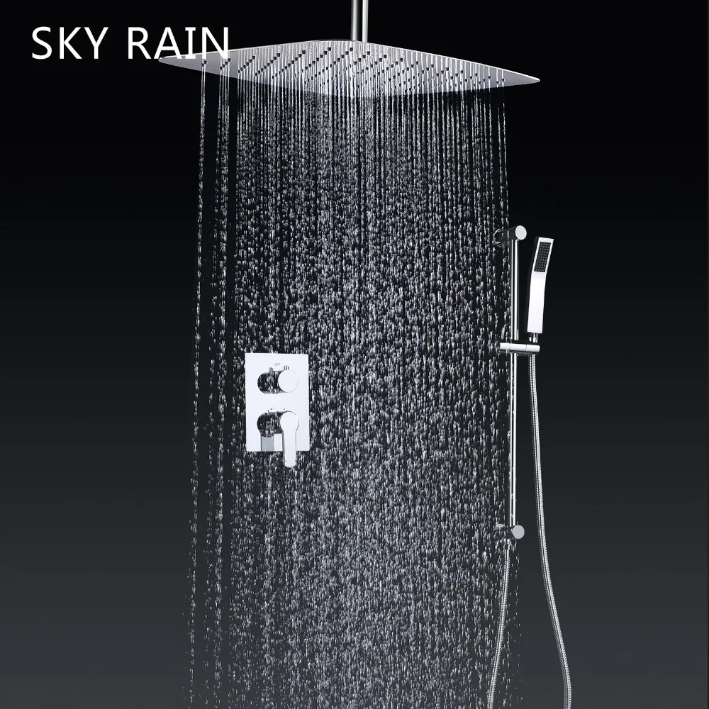 Ультратонкий настенный потолочный водосберегающий душевой набор SKY RAIN|Душевая