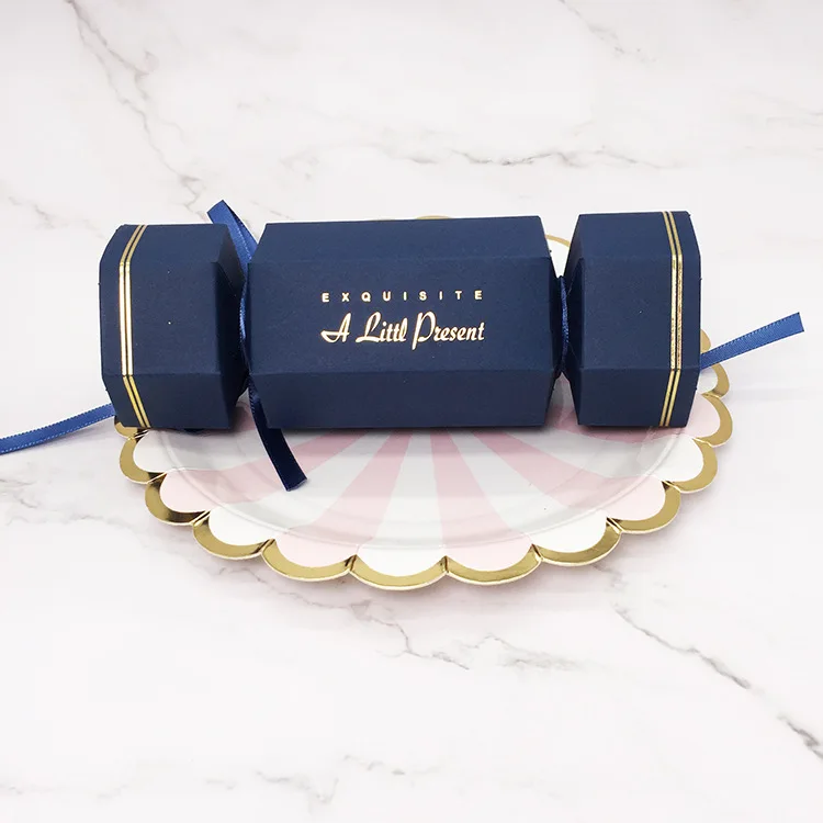 Упаковка украшений в форме сахара картонные коробки для конфет 11 5*6*6 см с лентой