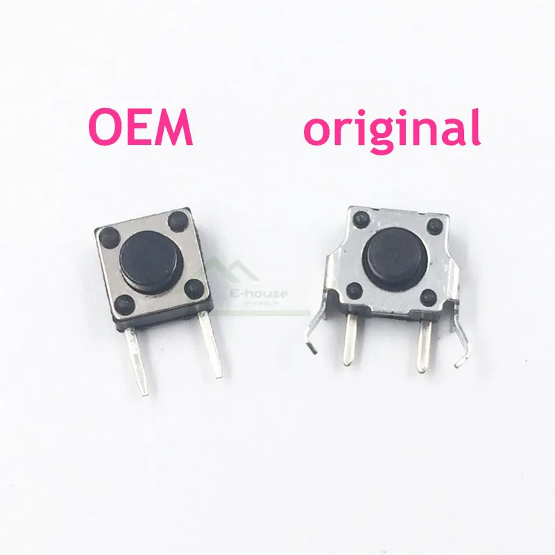 50pcs Original 4Pin LR Micro Button Left Right Shoulder Trigger replacement for Gameboy SP GBA Switch | Электроника