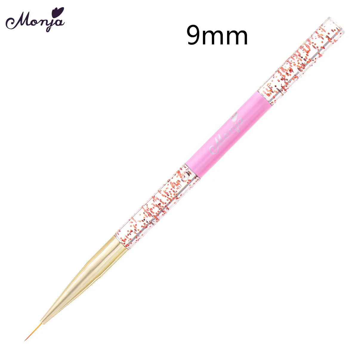 Прозрачный NEW 1 Pcs Sequin Diy Acrylic Paint Pen Nails Dotting Pen Rod Pull Nail Rhinestone Pen Manicure Nail Art Tool For Salon - Цвет: Прозрачный
