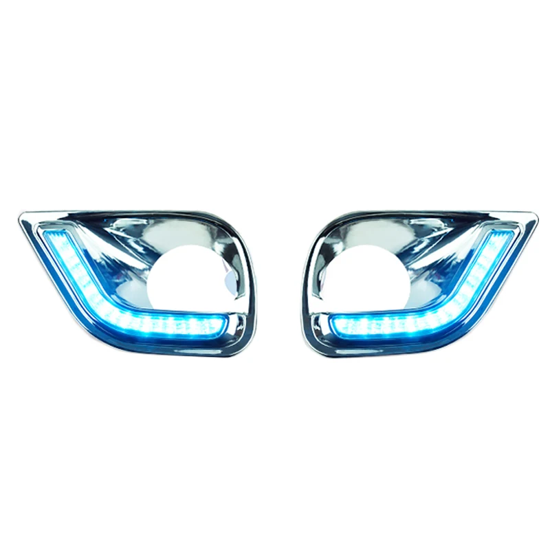 DRL для Toyota RAV4 RAV 4 2013 светодиодный DRL дневные ходовые огни, противотуманный светильник, налобный фонарь, Дневной светильник