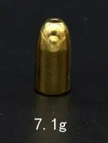 Smooth 7.18g 10 шт. нить медный шар кулон из чистой меди рыболовные крючки глубокая вода пуля вес мягкие Аксессуары для приманки рыболовные снасти - Цвет: Smooth 7.18g