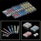 100 шт. Термоусадочные соединители водонепроницаемое уплотнение припоя клеммы стыковой кабель провода соединители Соединительный клеммный набор