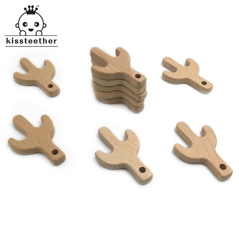 Деревянная подвеска сделай сам из органического бука деревянный кактус детский