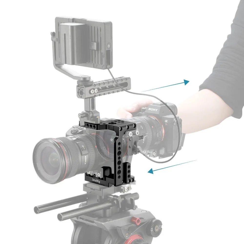 Быстросъемная полуклетка SmallRig для камеры Sony A7R III/A7 II/A7R II/A7S II A7M2 / A7M3 Cell 2098 |