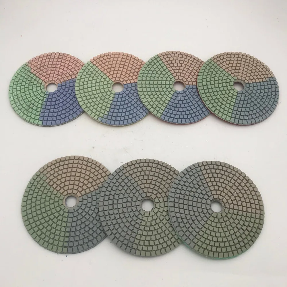 Алмазная полировальная Прокладка 5 дюймов влажный гранит Полировальный