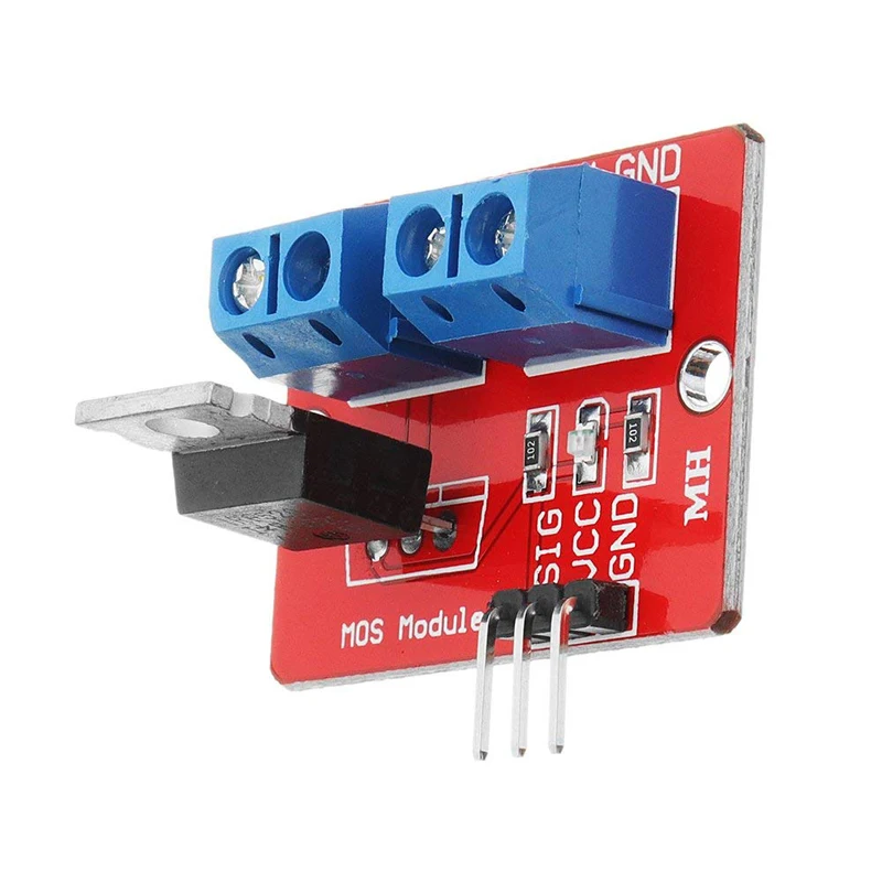 5 шт. 0-24 В верхняя кнопка Mosfet IRF520 драйвер MOS модуль для Arduino MCU ARM Raspberry pi 3 в-5 в Power PWM