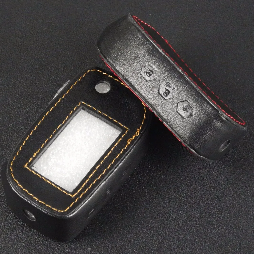 Jingyuqin кожаный чехол для Starline A91 A61 B9 B6 Uncut Blade Fob чехол A91 Складной автомобильный флип-ключ дистанционного управления 3 кнопки