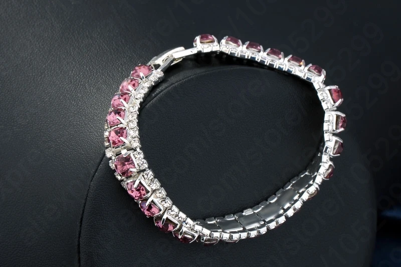 Женский браслет из серебра 925 пробы с фианитами|bracelets & bangles|sterling silver jewelry bangles925