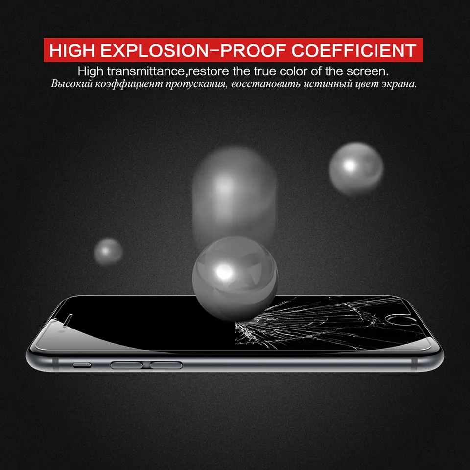 PZOZ для iphone 6, закаленное стекло, для iphone 6 Plus, стеклянная Защитная пленка для экрана, тонкая прозрачная крышка для iphone 6S