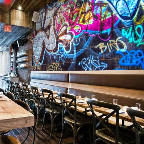 

custom wall mural 3D graffiti wallpaper bar KTV music playrounnd bedroom living room hotel wallpaper mural