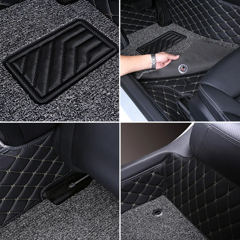 Автомобильные коврики двойные съемные для Land Rover Дискавери 3/4 freelander 2 Range Sport Evoque 3D