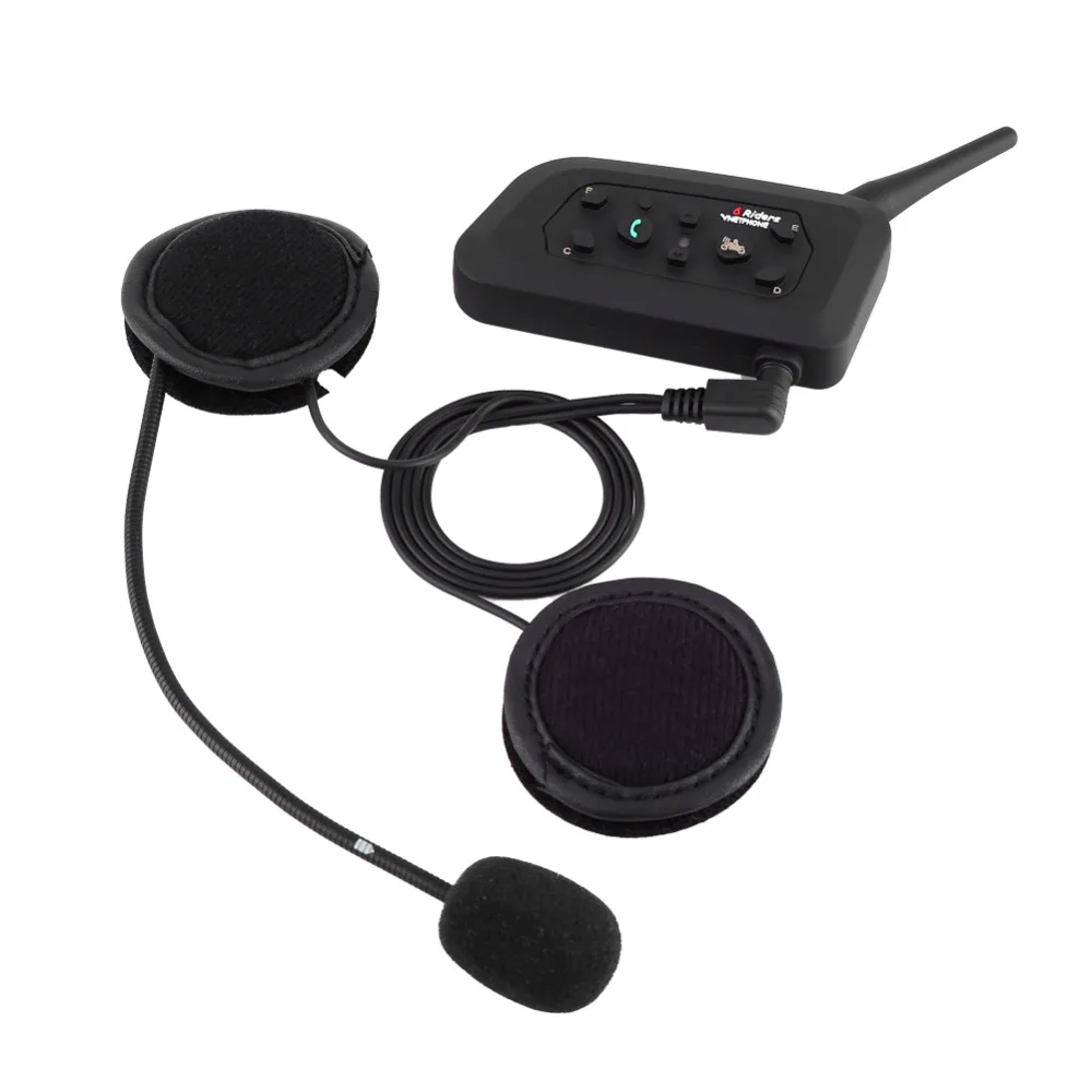 1 шт. Bluetooth гарнитура для мотоциклетного шлема 1200 м|Наушники шлемов| |