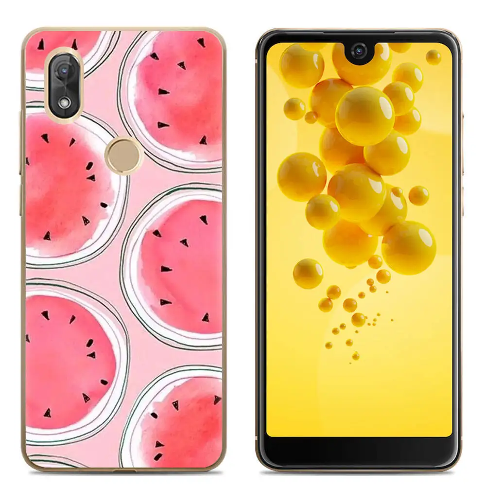For Wiko View2 Pro Case Pudding Silicon Colorful Painted Cartoon Cover View 2 / Go /View Max Phone Capa L102 |