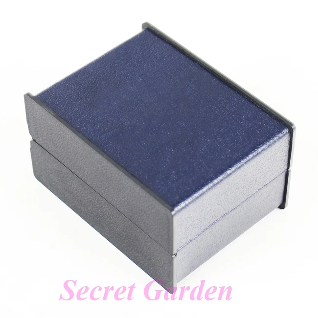 

10 высококачественных черных с синими пластиковыми часами, витрина, чехол, коробка для ювелирных изделий