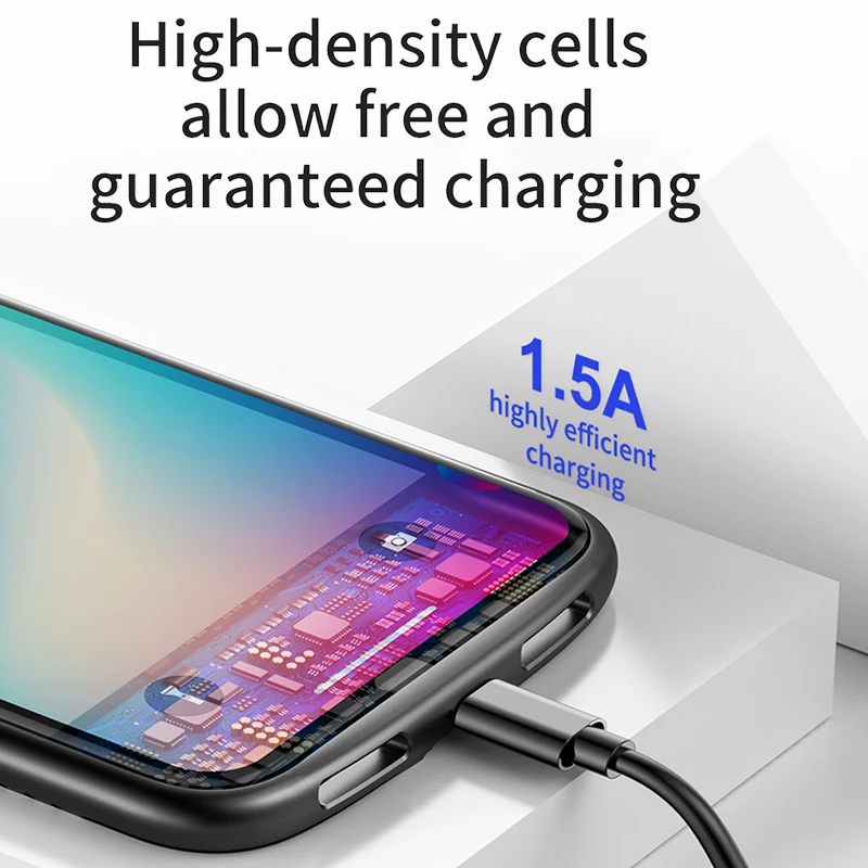 Чехол для аккумулятора Baseus 4000 мАч для iPhone X XS, внешний аккумулятор, чехол для зарядки, внешний аккумулятор, зарядное устройство, задняя крышка для iPhone X