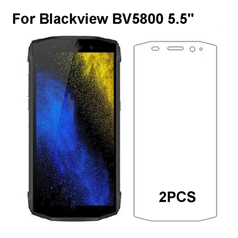 2 шт Blackview BV5800 закаленное стекло 9H Высококачественная защитная пленка Взрывозащищенная Защита экрана для Blackview BV5800