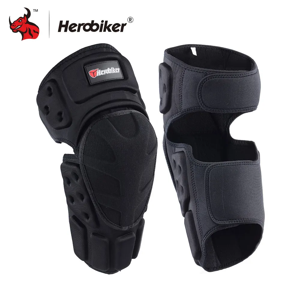 HEROBIKER, мотоциклетная броня, защитное снаряжение для мотокросса, броня для тела, грудь для мотогонок, гоночная куртка, мотоциклетная защита, S-5XL - Цвет: MK1008 Knee
